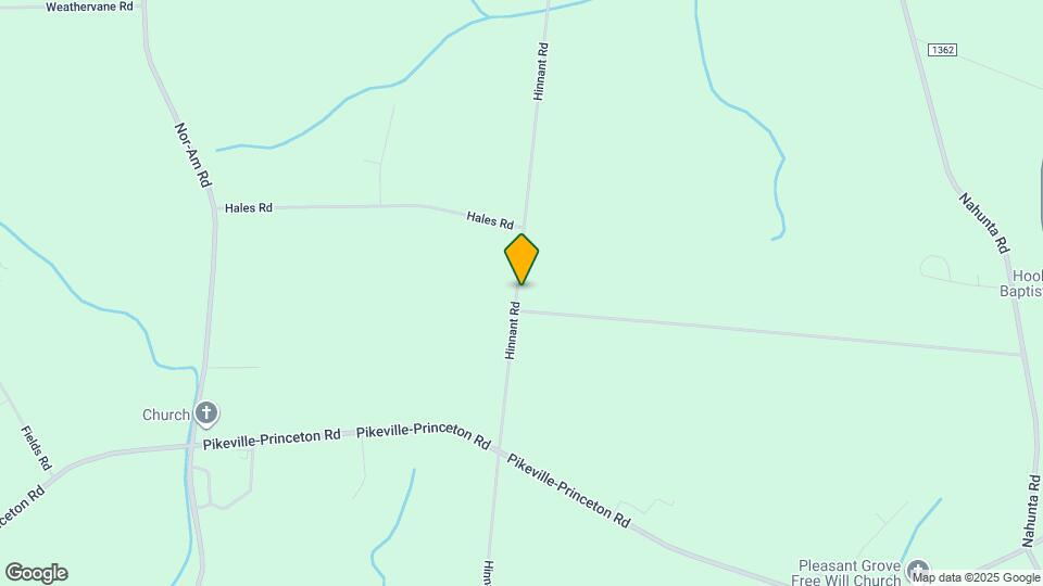 1556 Hinnant Rd Map and Location Details