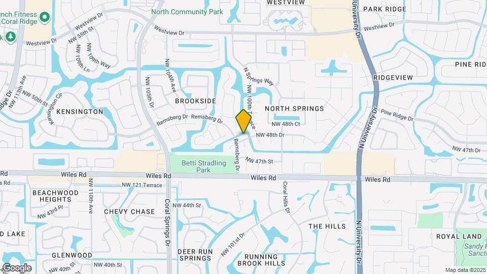 10133 NW 48th Dr Map and Location Details