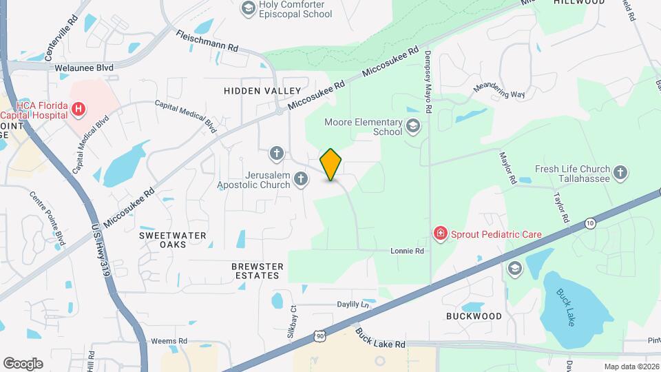 1614 Lonnie Rd Map and Location Details