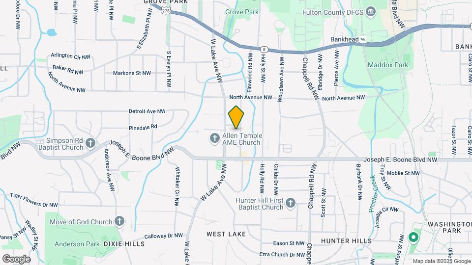 382 Lanier St NW Map and Location Details