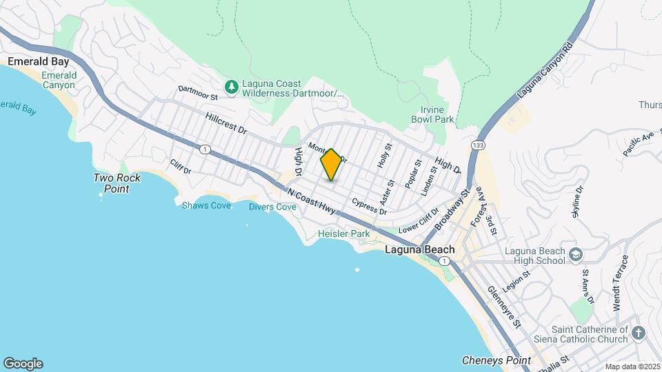 9 Units- Laguna Beach Map and Location Details