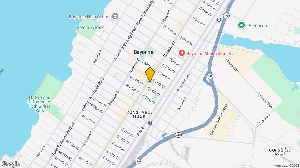 536 Broadway Mapa y Detalles de la Ubicación