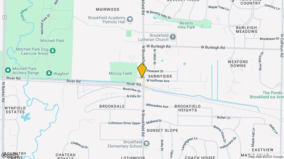 2865 N Brookfield Rd Mapa y Detalles de la Ubicación