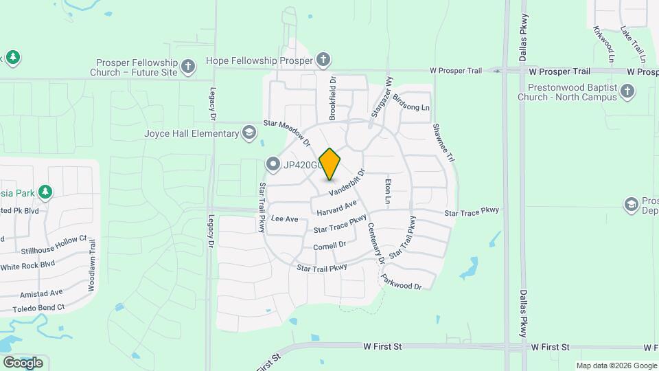 701 Star Meadow Dr Map and Location Details