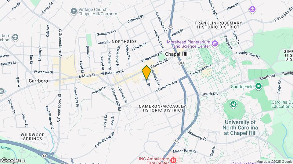 116 Kenan St Map and Location Details