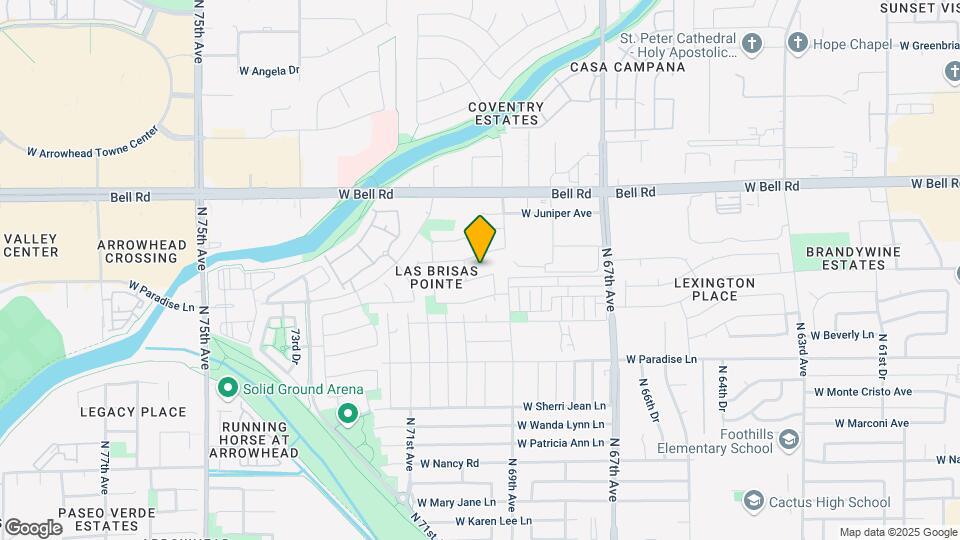 6968 W Aire Libre Ave Map and Location Details