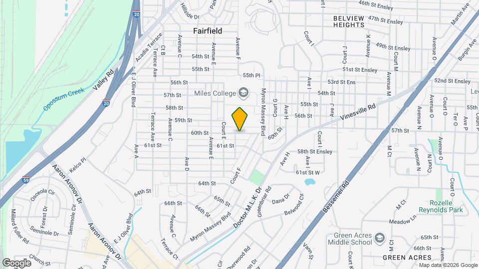 705 60th St Map and Location Details