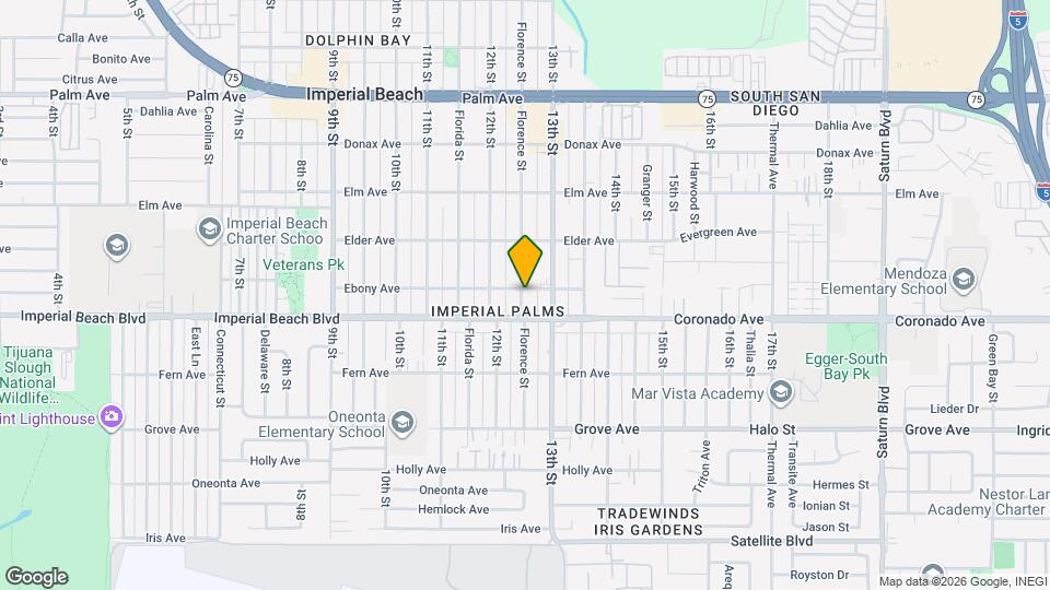 1053 Florence St Map and Location Details