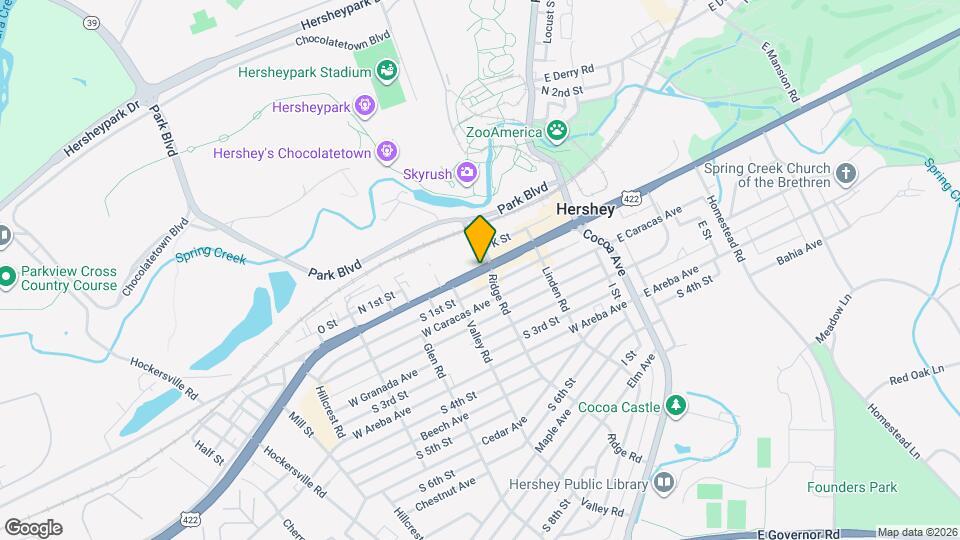 Hershey Plaza Apartments Map and Location Details