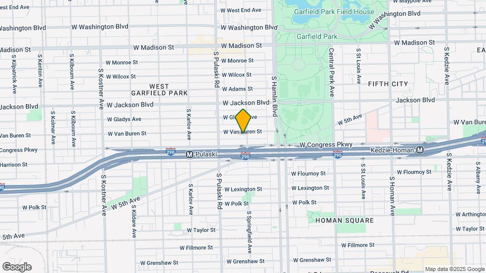 3907 W Van Buren St, Unit 1 Map and Location Details