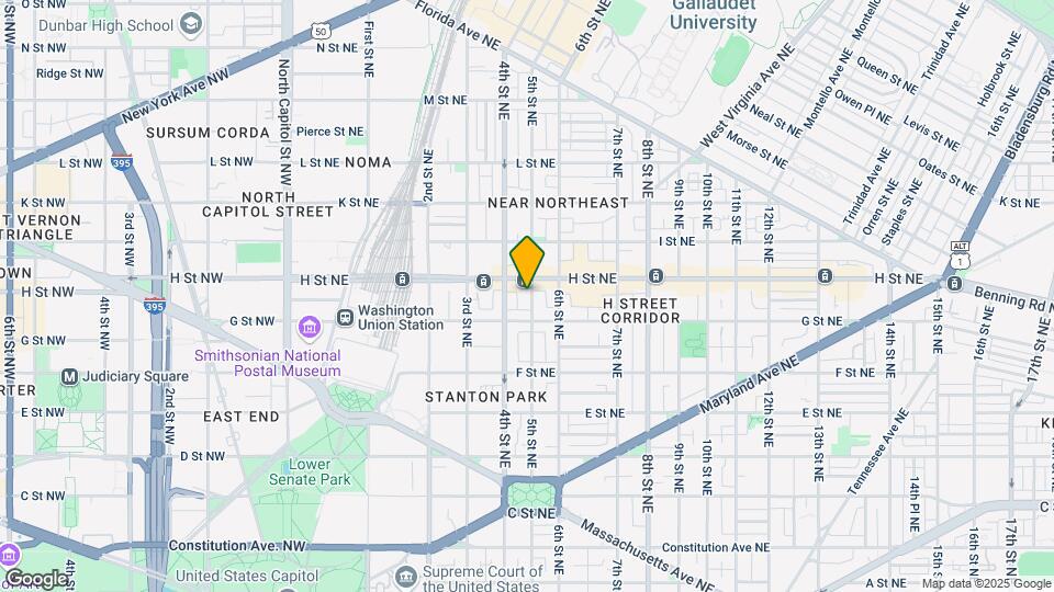 724 5th St NE, Unit #1 Map and Location Details