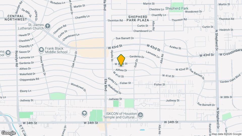 1046 Althea Dr Map and Location Details