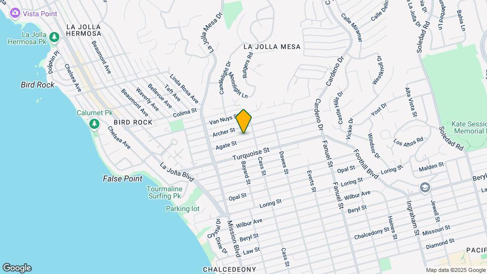 952 Agate St Map and Location Details