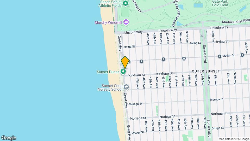 1468 La Playa St Map and Location Details