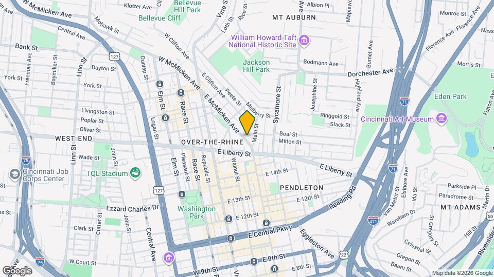 152 E McMicken Ave Map and Location Details