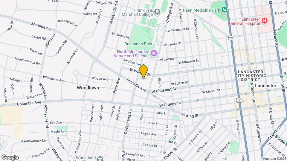 West End Place Apartments Map and Location Details