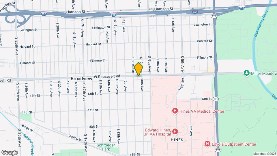 1008 W Roosevelt Rd Map and Location Details
