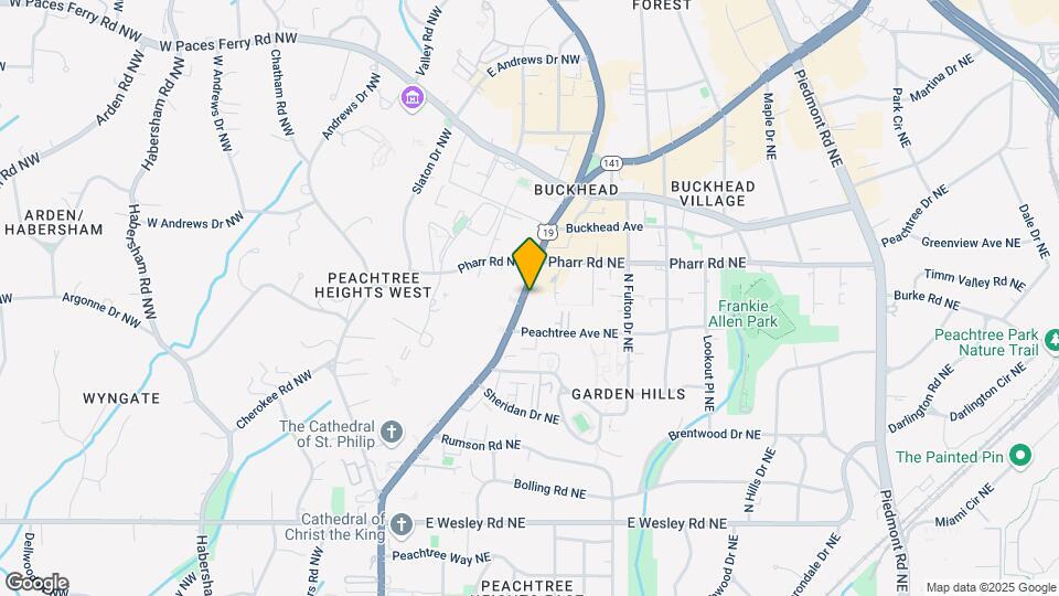 2965 Peachtree Rd, Unit Belmawr-551 Map and Location Details