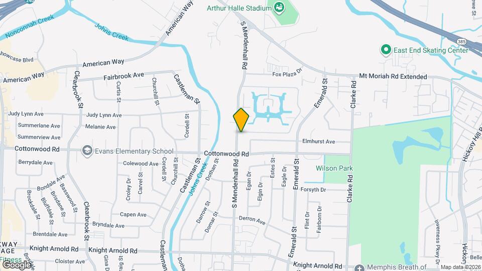 2874 S Mendenhall Rd Map and Location Details