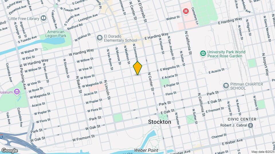 120 W Magnolia St Map and Location Details