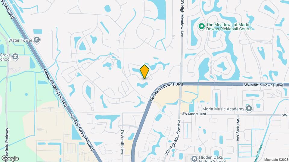 3382 SW Bobalink Way Map and Location Details