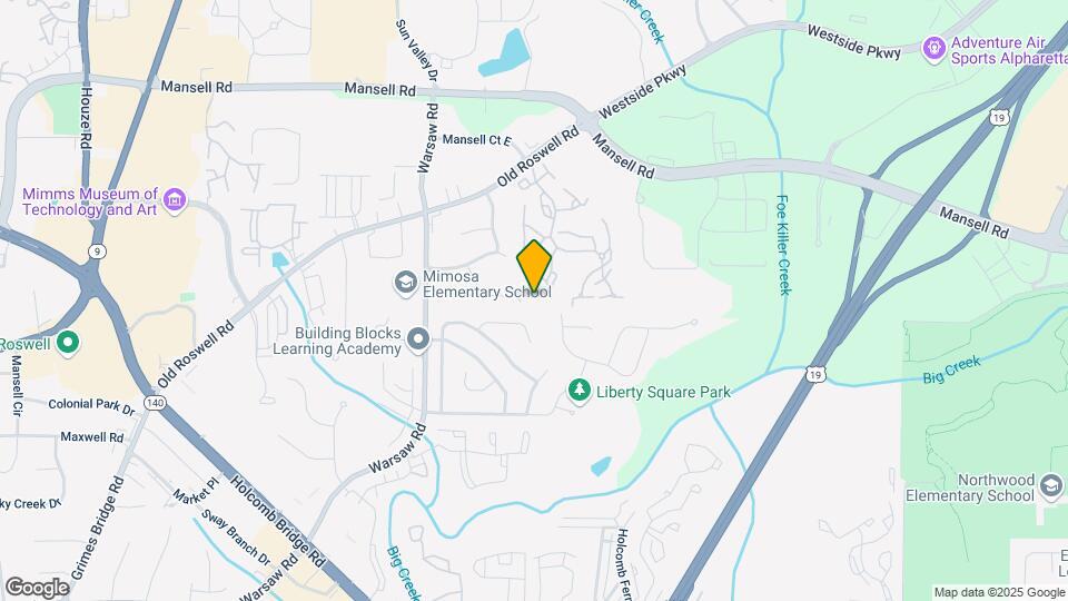 100 Parkcreek Ct Map and Location Details