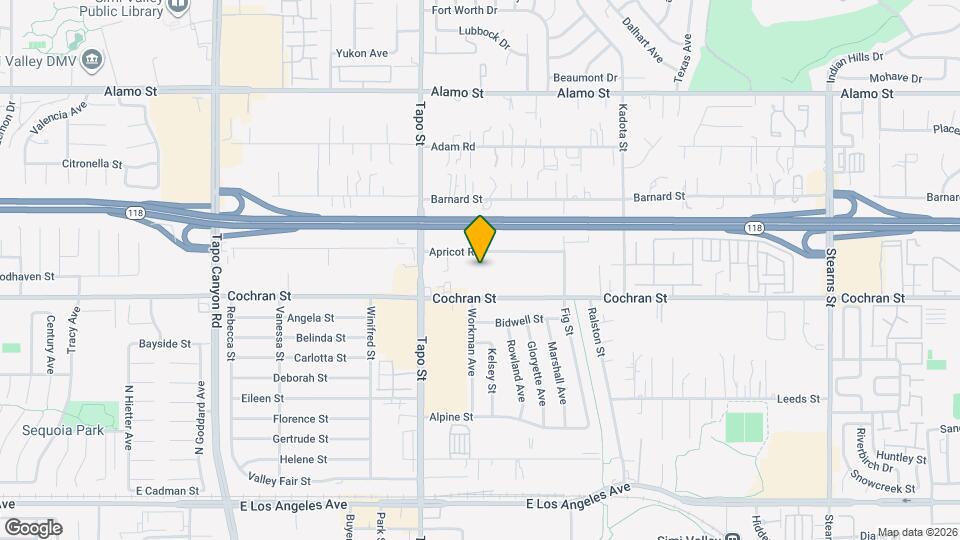 4508 Apricot Rd Map and Location Details