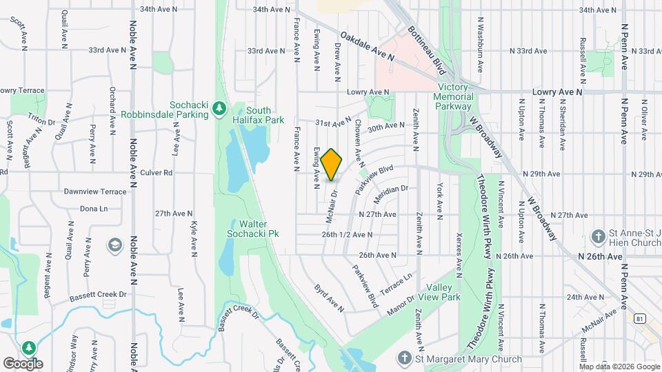 2743 McNair Dr Map and Location Details