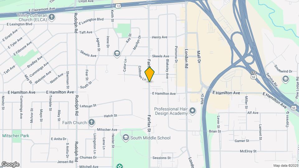 3217 Fairfax St Map and Location Details