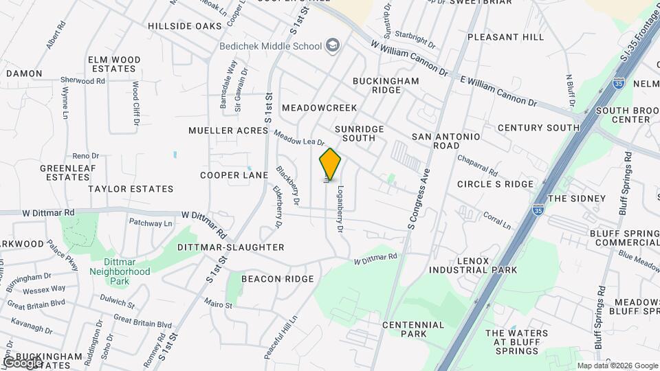 7315 Lunar Dr Map and Location Details