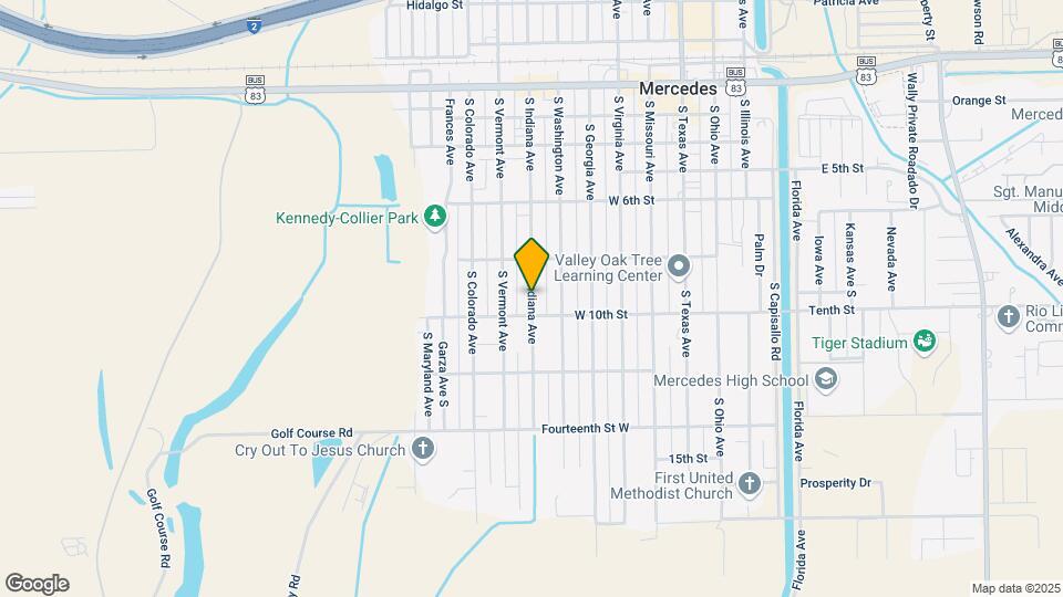 941 S Indiana Ave Map and Location Details