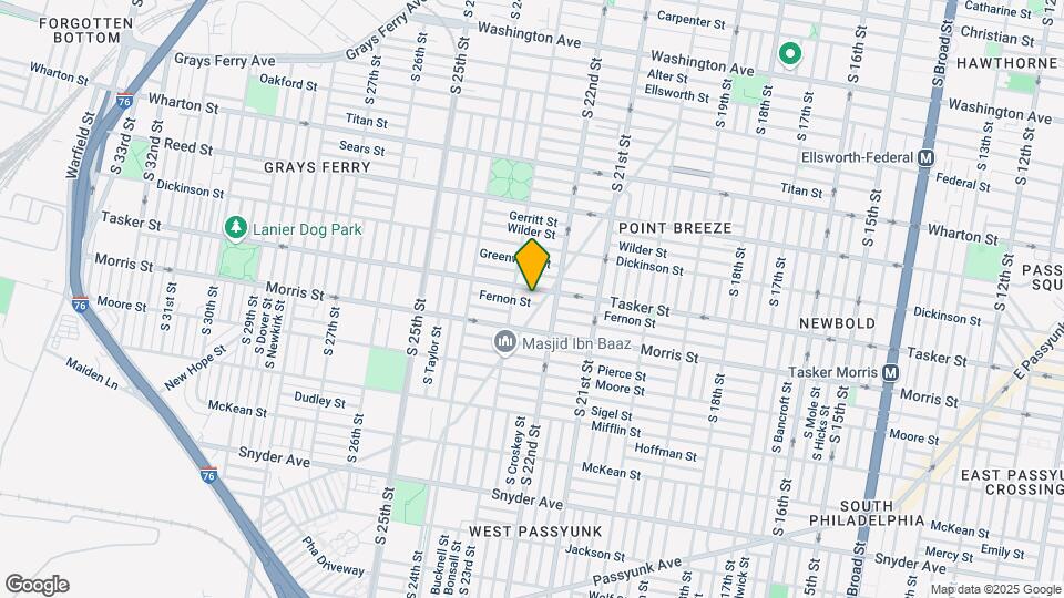 2209 Fernon St Map and Location Details