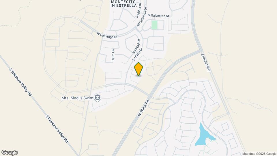18161 W Windmere Dr Map and Location Details
