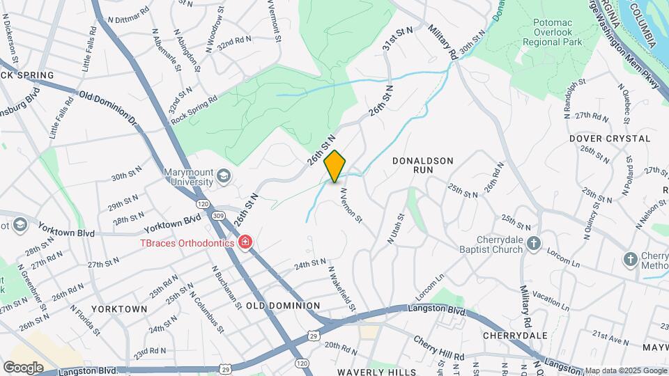 2520 N Vernon St Map and Location Details