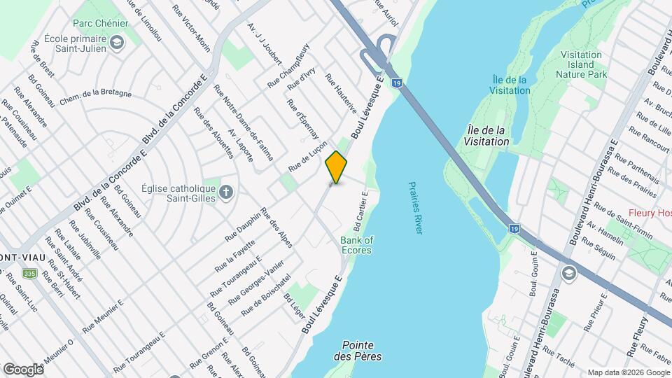 Duvernay 1750 Map and Location Details