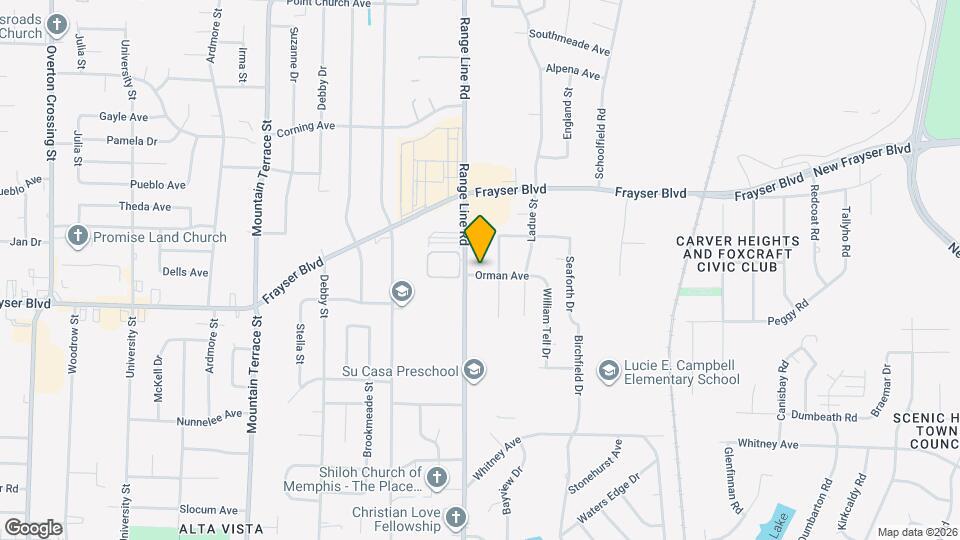 2662 Orman Ave Map and Location Details