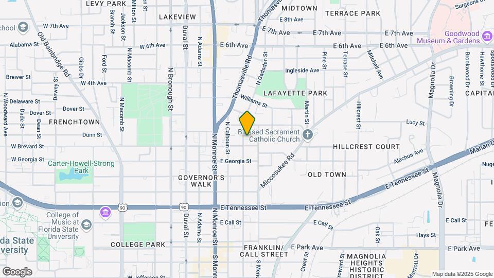 717 N Gadsden St Map and Location Details