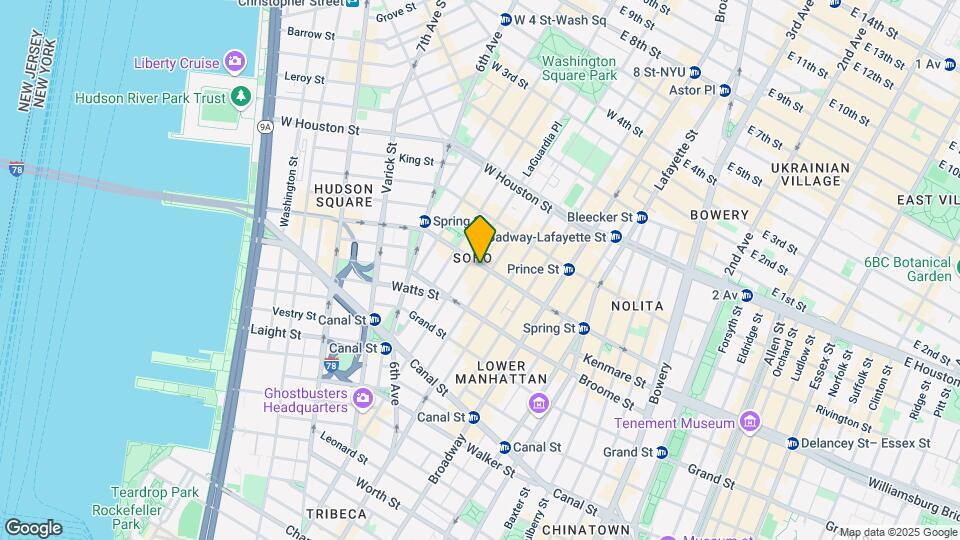 152 Spring St Map and Location Details
