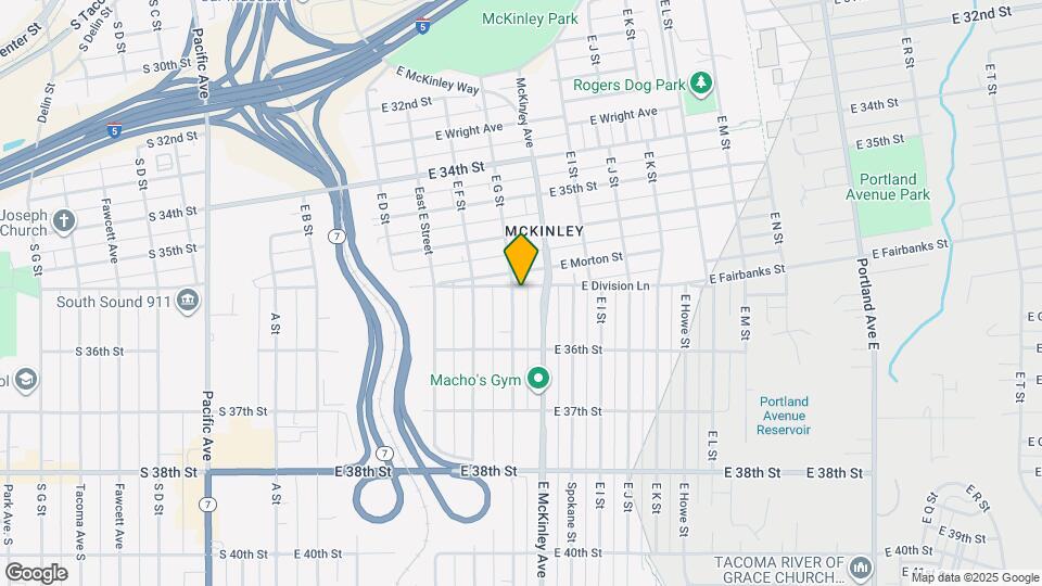 702 E Division Ln Map and Location Details