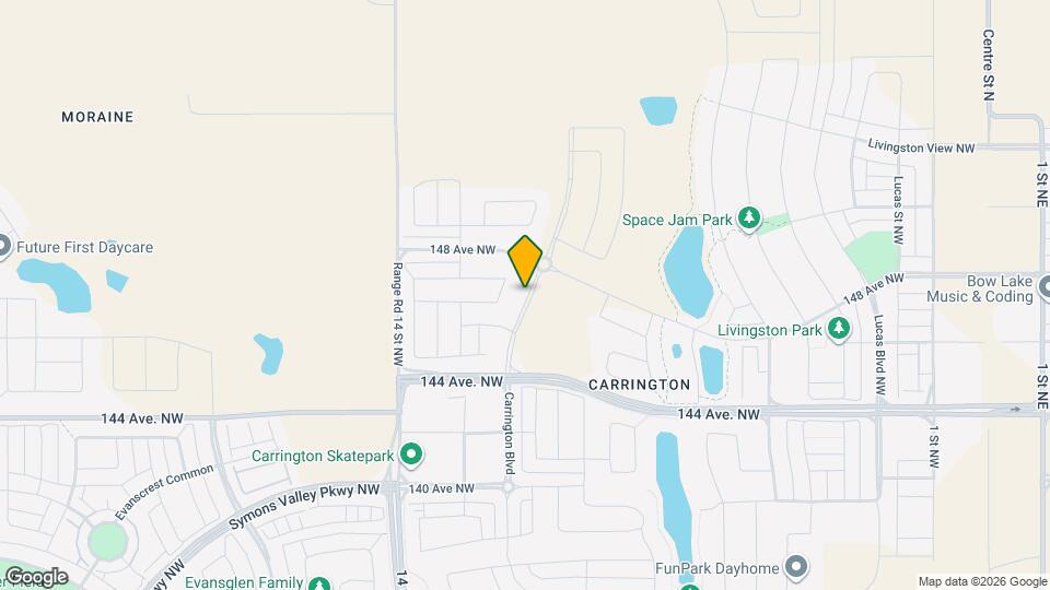 1853 Carrington Blvd Map and Location Details