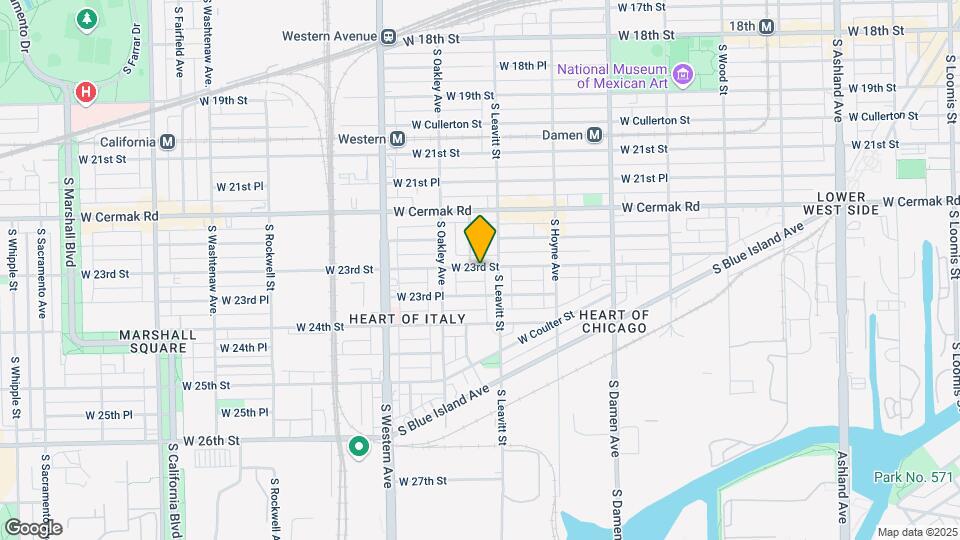 2213 W 23rd St Mapa y Detalles de la Ubicación
