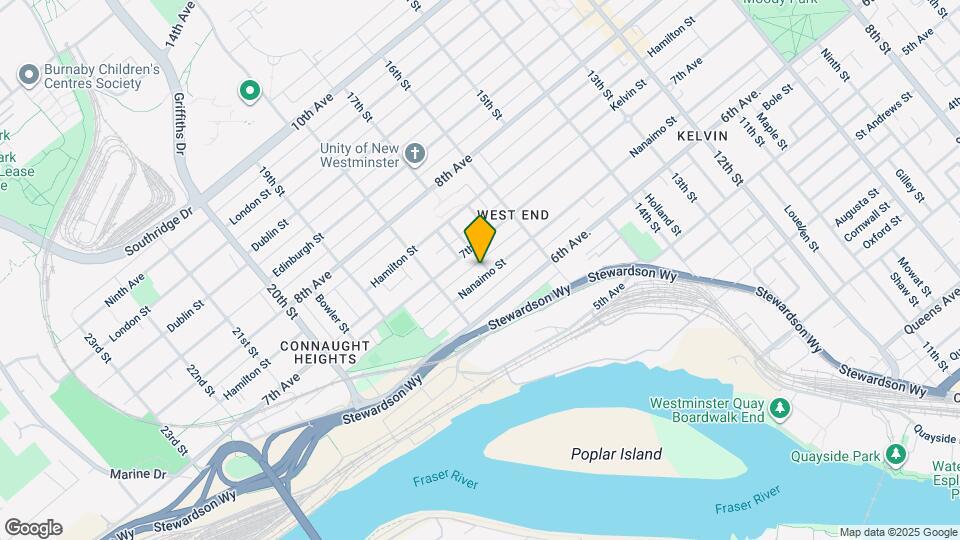 1701 Nanaimo St Map and Location Details