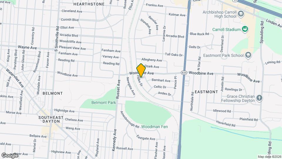 1630 Falke Dr Map and Location Details