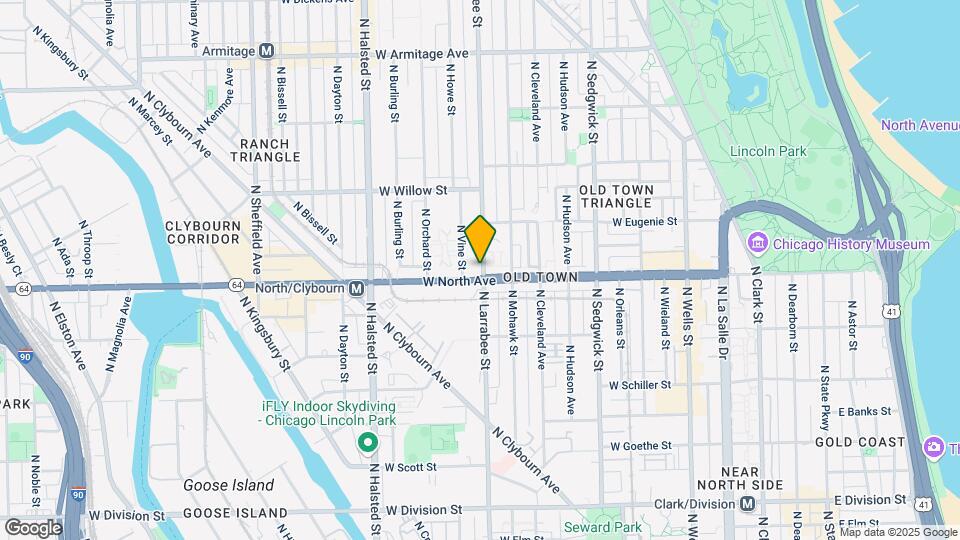 1600 N Larrabee St, Unit 410 Mapa y Detalles de la Ubicación