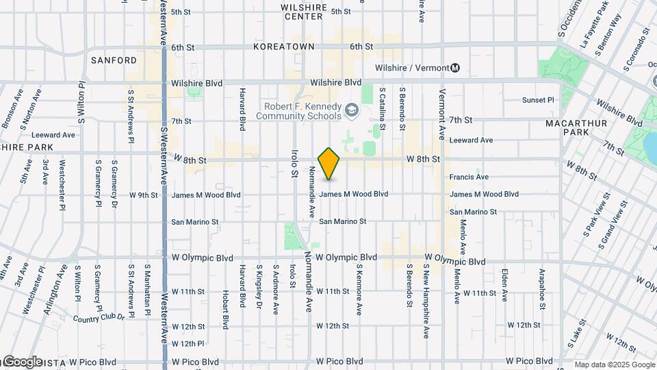846 S Mariposa Ave Map and Location Details
