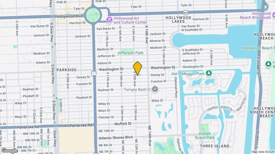 1448 Dewey St Map and Location Details