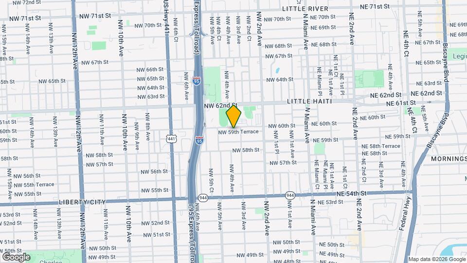 327 NW 59th Terrace Map and Location Details