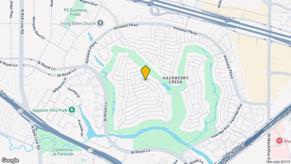 7420 Hillshire Ln Map and Location Details