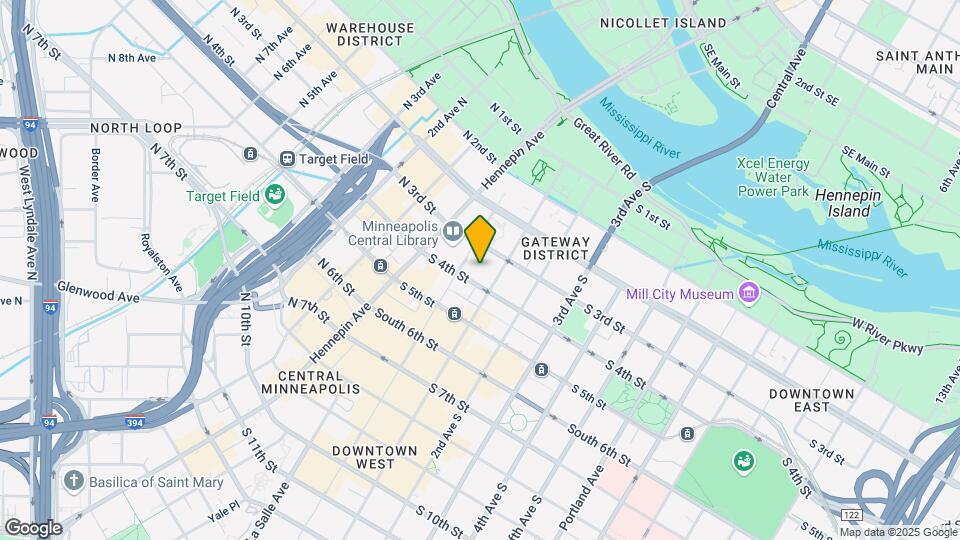 365 Nicollet Mapa y Detalles de la Ubicación