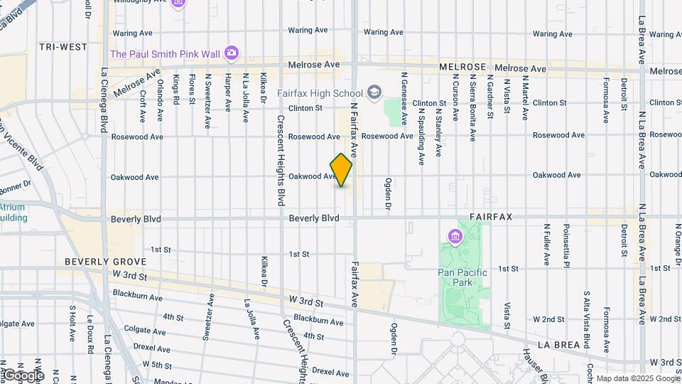340 Hayworth Ave Map and Location Details